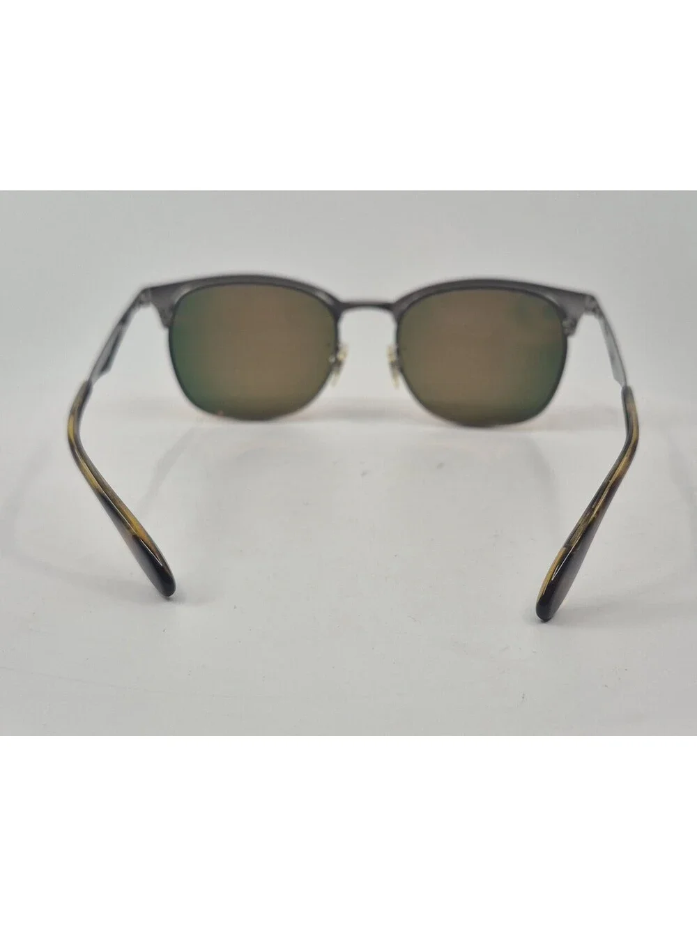 RAY BAN RB3545 9006/A8 Brown Silver Women's Aviator Mirror Sunglasses 53-19-145